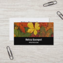 Suche nach herbstlaub visitenkarten Blätter