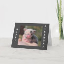 Suche nach glückliches schwein karten Fotografie