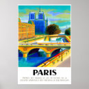 Suche nach paris vintage poster Retro tourismusplakat