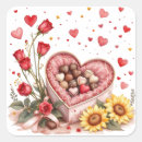 Suche nach herz roter rosen aufkleber Aquarell