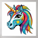Suche nach niedliches muster poster Einhorn