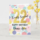Suche nach 22 geburtstag karten 22 jahre alt