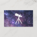 Suche nach teleskop visitenkarten Astronomin