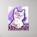 Suche nach lila katze poster Malerei