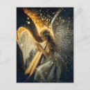 Suche nach engel und harfe postkarten Angel