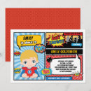 Suche nach comic buch einladungen Superheld