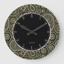 Suche nach gold und silber wanduhren Schwarz