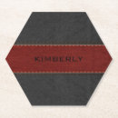 Suche nach leder untersetzer Schwarz