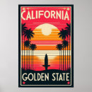 Suche nach kalifornien staat poster Sonnenuntergang