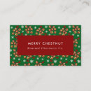 Suche nach kastanien visitenkarten Weihnachten