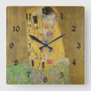 Suche nach der kuss durch gustav klimt wanduhren Liebhaber