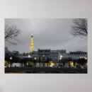 Suche nach eiffelturm nachts poster France