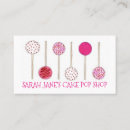 Suche nach cake pops visitenkarten Kuchen pop
