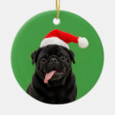 Suche nach lustiger mops ornamente Weihnachtsmannmütze