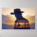 Suche nach cowboy silhouette poster Sonnenuntergang