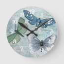 Suche nach vintage schmetterlinge wanduhren Für sie