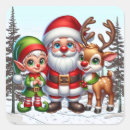 Suche nach weihnachtsmann cartoon aufkleber Santa claus