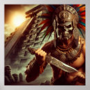 Suche nach aztec poster Aztekischer krieger