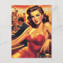Suche nach rotes kleid postkarten Vintage