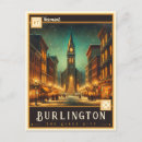 Suche nach burlington weg postkarten Vintag