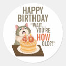 Suche nach glücklicher 40 geburtstag aufkleber 40 jahre alt