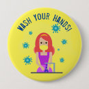 Suche nach waschen buttons Pandemie