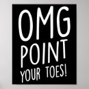 Suche nach zehen poster Tänzerin