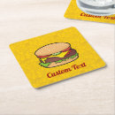 Suche nach hamburger untersetzer Fast food