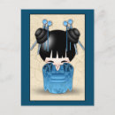 Suche nach doll postkarten Kokeshi puppe