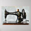 Suche nach vintage nähmaschine poster Nähen