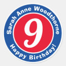 Suche nach 9 geburtstag aufkleber 9 jahre alt