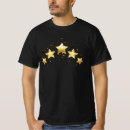 Suche nach goldener stern tshirts Schwarz