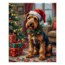 Suche nach airedale terrier poster Weihnachten