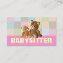 Suche nach babysitting visitenkarten Teddybär