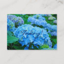 Suche nach hydrangea blumen visitenkarten Blau