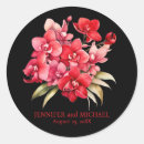 Suche nach rote orchidee aufkleber Aquarell