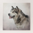 Suche nach alaskan malamute puzzle Niedlich