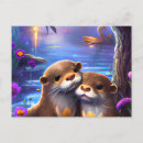 Suche nach otter in der liebe postkarten Niedlich