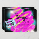 Suche nach boombox einladungen 90er