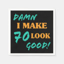 Suche nach lustige 70 geburtstags servietten 70 jahre alt