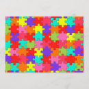 Suche nach puzzle einladungen Muster