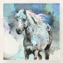 Suche nach mähne untersetzer Aquarell