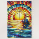 Suche nach sailboat puzzle Sonnenuntergang