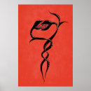 Suche nach schwarze schlange poster Rot