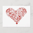 Suche nach amour postkarten Rot