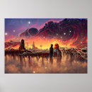 Suche nach aliens poster Outer space
