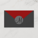 Suche nach kastanienbraun visitenkarten Monogramm