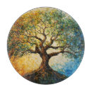 Suche nach baum zuhause schneidebrettchen Malerei