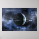 Suche nach alien planet poster Blau