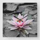 Suche nach wasserlilie wanduhren Rosa